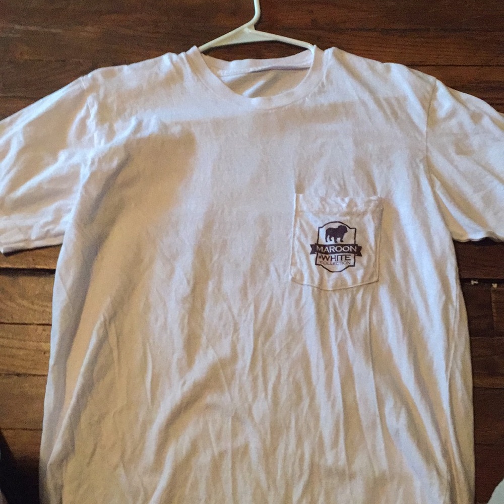 Maroon & White collection shirt